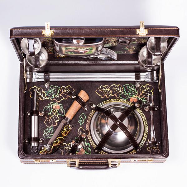 Подарочный набор для пикника «Медведь» (6 персон) AKSO 145ИИ6 АКСО, Артикул: 145ИИ6 фото №1