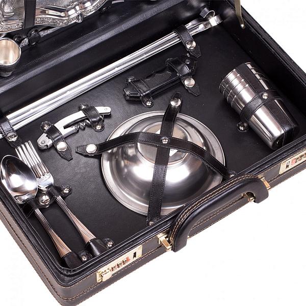 Шашлычный набор подарочный для пикника «Турист» (на 4 персоны) AKSO 128КИ4 АКСО, Артикул: 128КИ4 фото №1