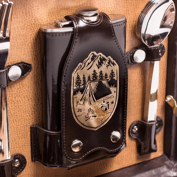 Шашлычный набор подарочный «На пикник» (на 4 персоны) AKSO 160ИИ4-Т АКСО, Артикул: 160ИИ4-Т фото №1