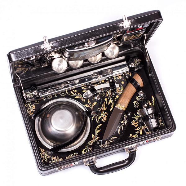 Шашлычный набор подарочный для пикника «Стиль» (на 4 персоны) AKSO 130КИ4-П АКСО, Артикул: 130КИ4-П фото №1