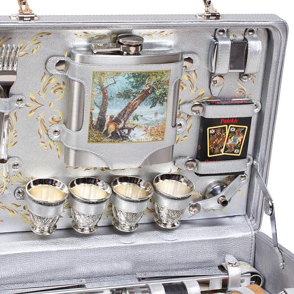 Шашлычный набор подарочный для пикника «Стиль» (на 4 персоны) AKSO 130КИ4-С-П АКСО, Артикул: 130КИ4-С-П фото №1