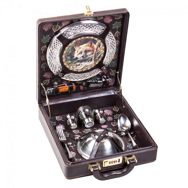 Подарочный набор для пикника «Лисица» (4 персоны) AKSO 144ИИ4 АКСО, Артикул: 144ИИ4 фото №1