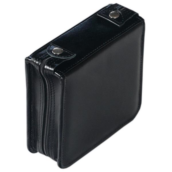 Подарочный дорожный набор в кожаной сумке (2 персоны) черный AKSO 202КК2 АКСО, Артикул: 202КК2 фото №1