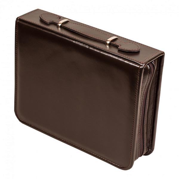 Подарочный несессер дорожный в кожаной сумке (1 персона) AKSO 207КК1 АКСО, Артикул: 207КК1 фото №1