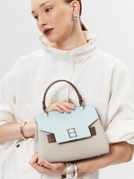 Сумка ELEGANZZA Z-24215-2 grey smoke/pastel blue Eleganzza, Артикул: Z-24215-2-01-00058471 фото №1