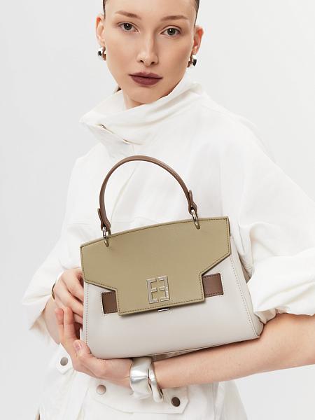 Сумка ELEGANZZA Z-24215-2 grey smoke/pistachio Eleganzza, Артикул: Z-24215-2-01-00058472 фото №1