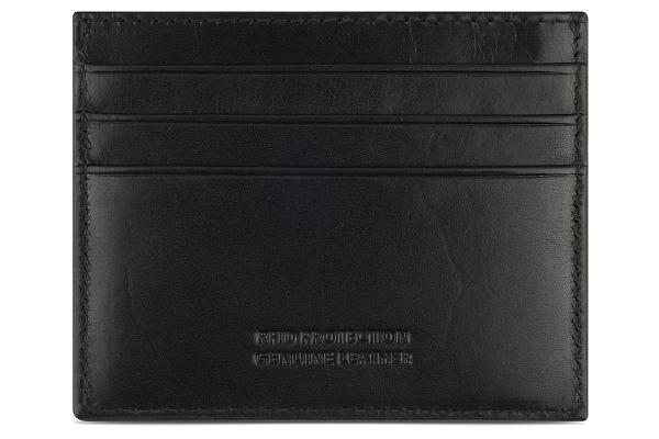 Портмоне для кредитных карт BUGATTI АРИСТОКРАТ | NOBILE, с защитой данных RFID, черное, натуральная воловья кожа, 10х0,3х8 см 49125001 BUGATTI, Артикул: 49125001 фото №1