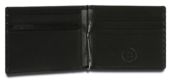 Зажим для денег BUGATTI КОМЕТА | COMET, с защитой данных RFID, черный, натуральная воловья кожа, 11х0,5х8,5 см 49220601 BUGATTI, Артикул: 49220601 фото №1