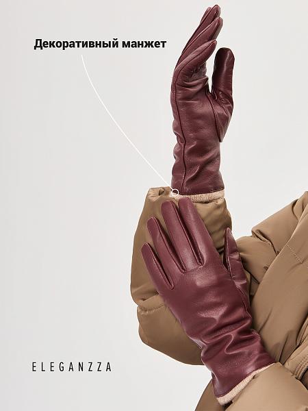Перчатки женские 100% ш IS353MP merlot Eleganzza, Артикул: IS353MP-7_01-000567 фото №1