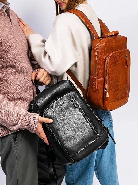 Рюкзак Dr. Koffer из натуральной кожи коричневый Dr.Koffer, Артикул: B402691-248-05 фото №1