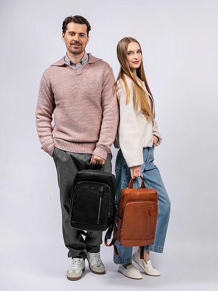 Рюкзак Dr. Koffer из натуральной кожи коричневый Dr.Koffer, Артикул: B402691-248-05 фото №1