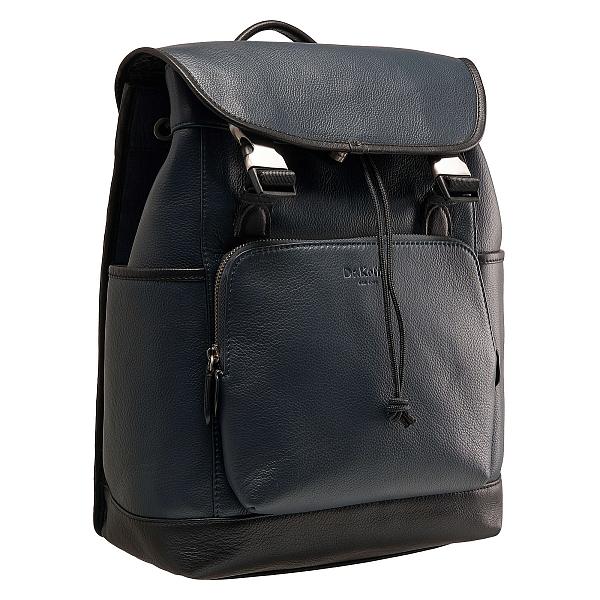 Рюкзак Dr.Koffer из натуральной кожи синий Dr.Koffer, Артикул: B402811-260-60-04 фото №1