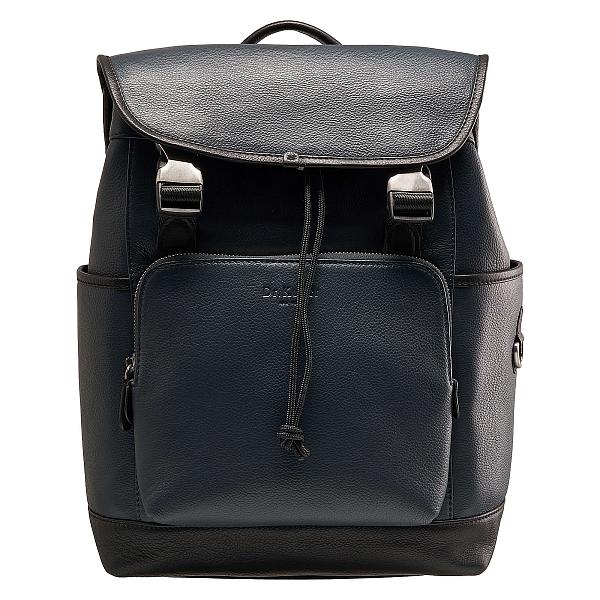 Рюкзак Dr.Koffer из натуральной кожи синий Dr.Koffer, Артикул: B402811-260-60-04 фото №1