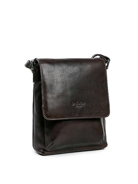 Сумка через плечо Dr.Koffer из натуральной кожи коричневая Dr.Koffer, Артикул: M402352-248-09 фото №1