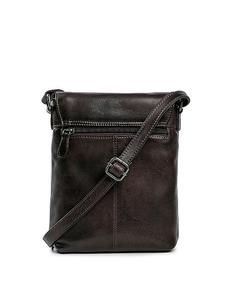 Сумка через плечо Dr.Koffer из натуральной кожи коричневая Dr.Koffer, Артикул: M402352-248-09 фото №1