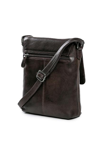 Сумка через плечо Dr.Koffer из натуральной кожи коричневая Dr.Koffer, Артикул: M402352-248-09 фото №1