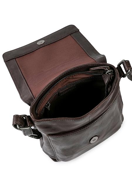 Сумка через плечо Dr.Koffer из натуральной кожи коричневая Dr.Koffer, Артикул: M402352-248-09 фото №1