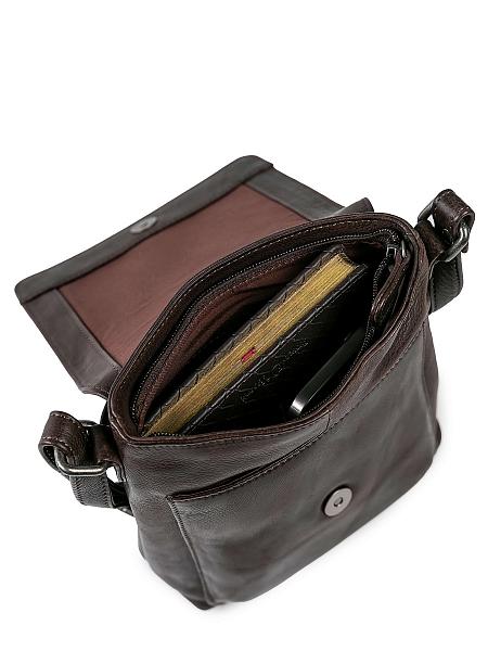 Сумка через плечо Dr.Koffer из натуральной кожи коричневая Dr.Koffer, Артикул: M402352-248-09 фото №1