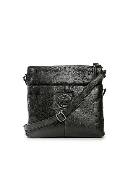 Сумка через плечо Dr.Koffer из натуральной кожи черная Dr.Koffer, Артикул: M402924-132-04 фото №1