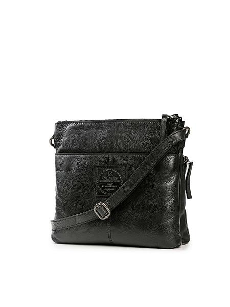 Сумка через плечо Dr.Koffer из натуральной кожи черная Dr.Koffer, Артикул: M402924-132-04 фото №1