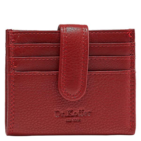 Кредитница Dr.Koffer из натуральной кожи красная Dr.Koffer, Артикул: X510457-41-12 фото №1