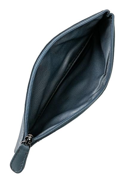 Футляр для очков Dr.Koffer из натуральной кожи голубой Dr.Koffer, Артикул: X510487-44-70 фото №1