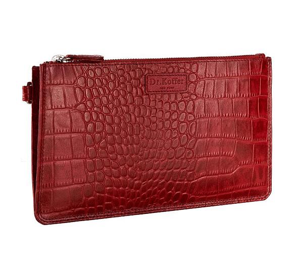 Кошелек Dr.Koffer из натуральной кожи красное Dr.Koffer, Артикул: X510491-49-12 фото №1