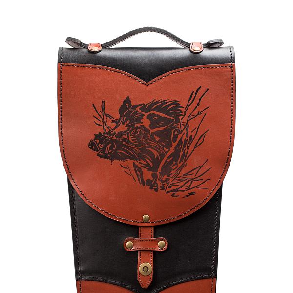 Колчан с шампурами АКСО бордо-черный АКСО, Артикул: НШ.001.БЧ.ВЛ.Т1 фото №1