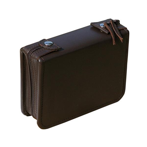 Подарочный дорожный набор в кожаной сумке (на 4 персоны) AKSO 210КК4 АКСО, Артикул: 210КК4 фото №1