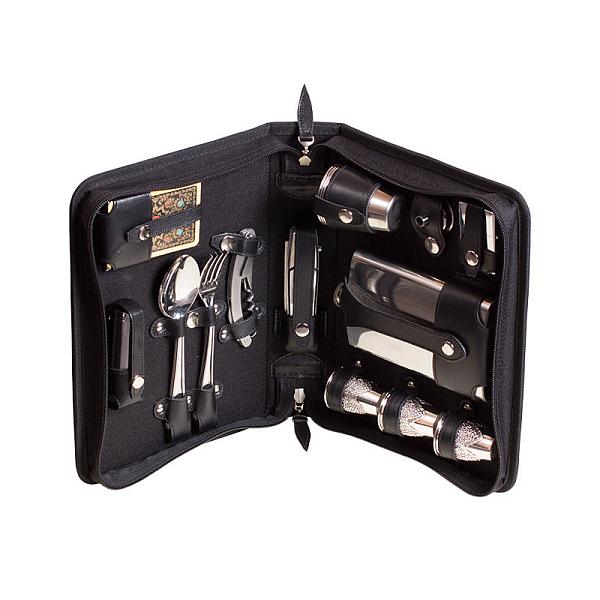 Подарочный дорожный набор в сумке из ткани (3 персоны) AKSO 205ТТ3 АКСО, Артикул: 205ТТ3 фото №1