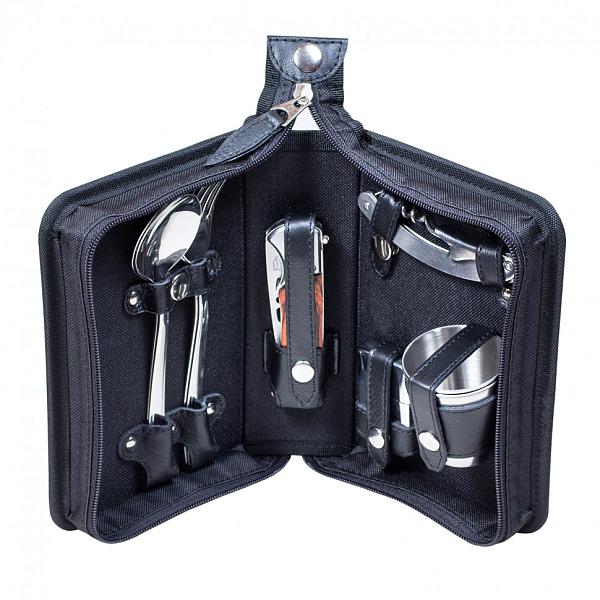 Подарочный дорожный набор в сумке из ткани (2 персоны) AKSO 211ТТ2 АКСО, Артикул: 211ТТ2 фото №1