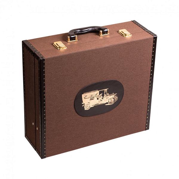 Подарочный набор посуды для поездок «Авто-Комфорт цветной коричневый» (2 персоны) AKSO 416АТ2-КОР АКСО, Артикул: 416АТ2-КОР фото №1