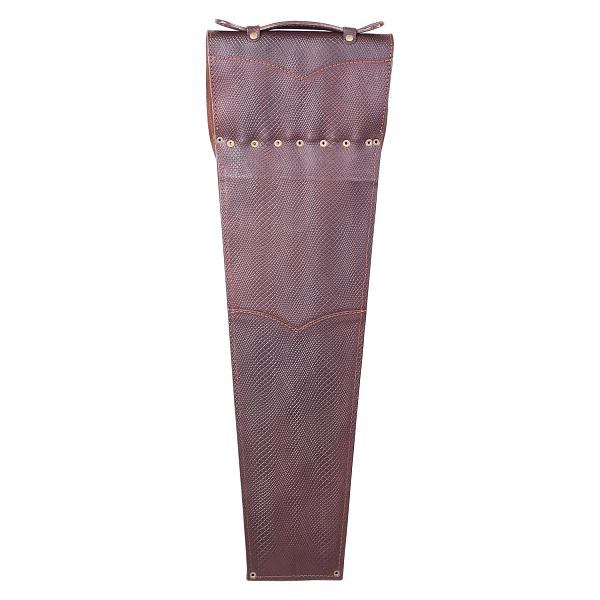 Подарочный набор шампуров 6шт. в колчане из натуральной кожи AKSO 315КК6-КТ, коричневый АКСО, Артикул: 315КК6-КТ фото №1