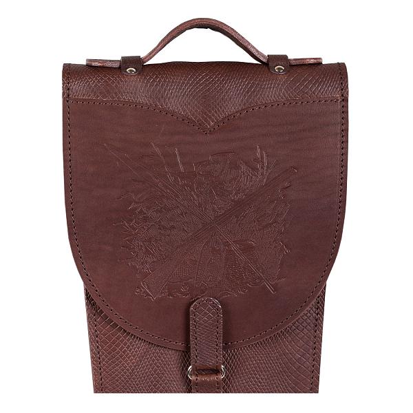 Подарочный набор шампуров 6шт. в колчане из натуральной кожи AKSO 315КК6-КТ, коричневый АКСО, Артикул: 315КК6-КТ фото №1