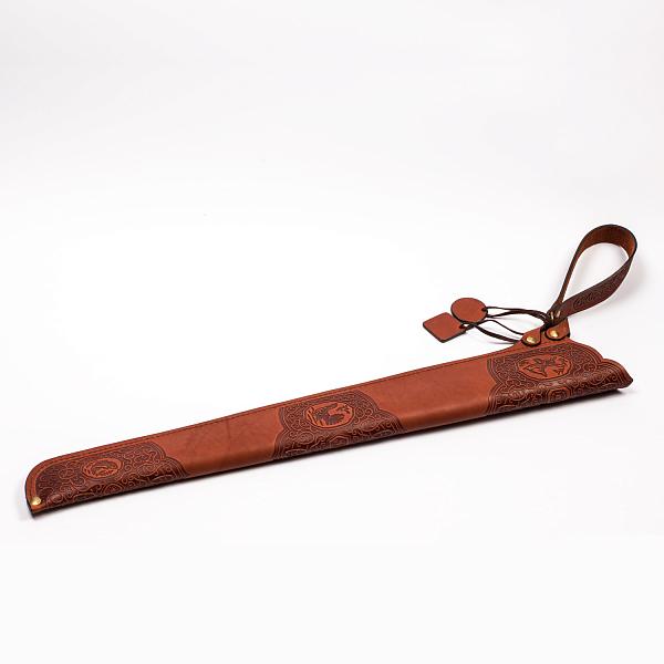 Подарочный набор шампуров 6шт. в чехле из натуральной кожи «Мастер шашлыка» AKSO 398КК6-КТ АКСО, Артикул: 398КК6-КТ фото №1