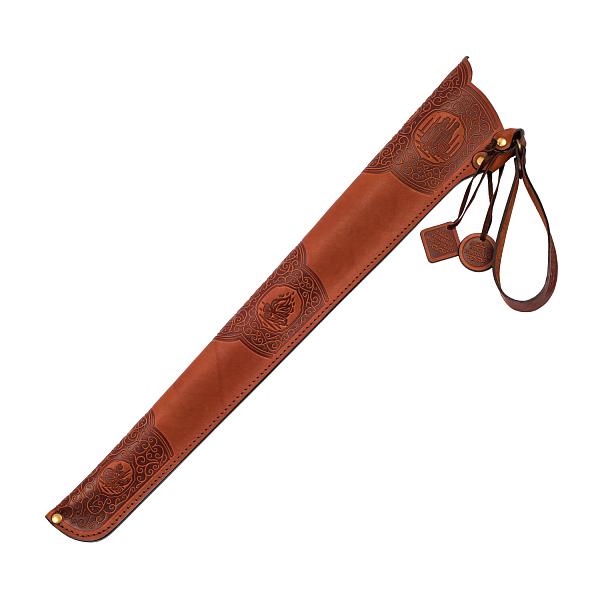 Подарочный набор шампуров 6шт. в чехле из натуральной кожи «Мастер шашлыка» AKSO 398КК6-КТ АКСО, Артикул: 398КК6-КТ фото №1