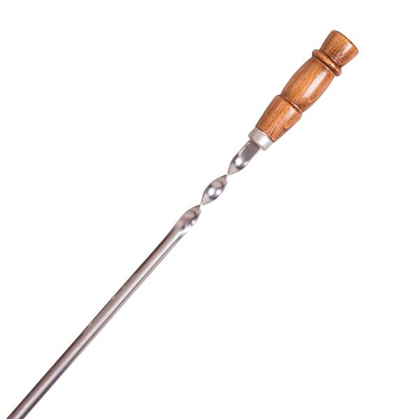 Подарочный набор шампуров 6шт. в колчане из натуральной кожи «Охота на оленя» AKSO 390КК6 АКСО, Артикул: 390КК6 фото №1