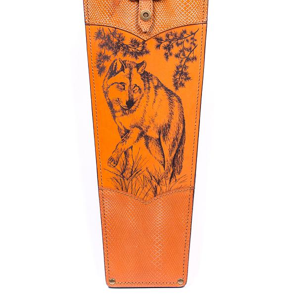 Подарочный набор шампуров 6шт. в колчане из натуральной кожи AKSO 314КК6-Г2 АКСО, Артикул: 314КК6-Г2 фото №1