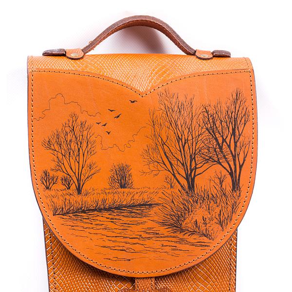 Подарочный набор шампуров 6шт. в колчане из натуральной кожи AKSO 314КК6-Г2 АКСО, Артикул: 314КК6-Г2 фото №1