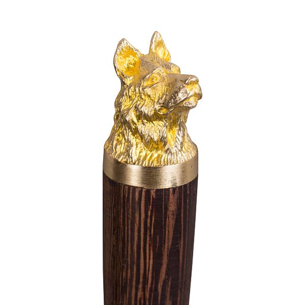 Подарочный набор шампуров 6шт. «Собака» в колчане из натуральной кожи AKSO 378КК6-Г АКСО, Артикул: 378КК6-Г фото №1