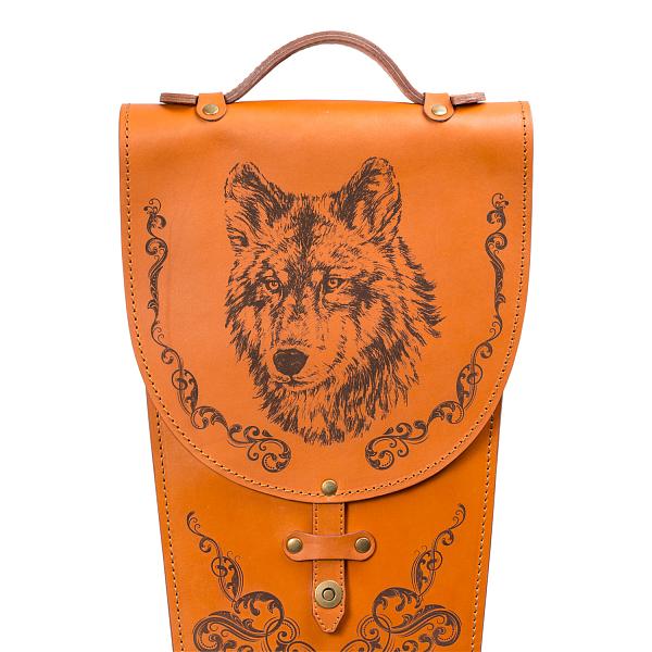 Подарочный набор шампуров 6шт. в колчане из натуральной кожи AKSO 305КК6-Г2 АКСО, Артикул: 305КК6-Г2 фото №1