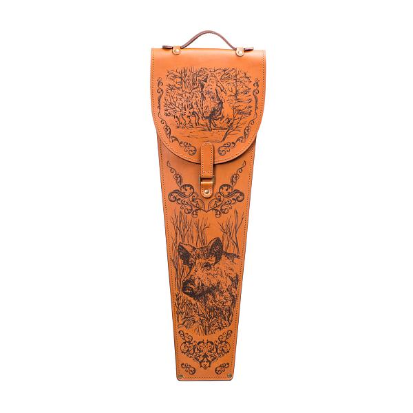 Подарочный набор шампуров 6шт. в колчане из натуральной кожи AKSO 307КК6-Г1 АКСО, Артикул: 307КК6-Г1 фото №1