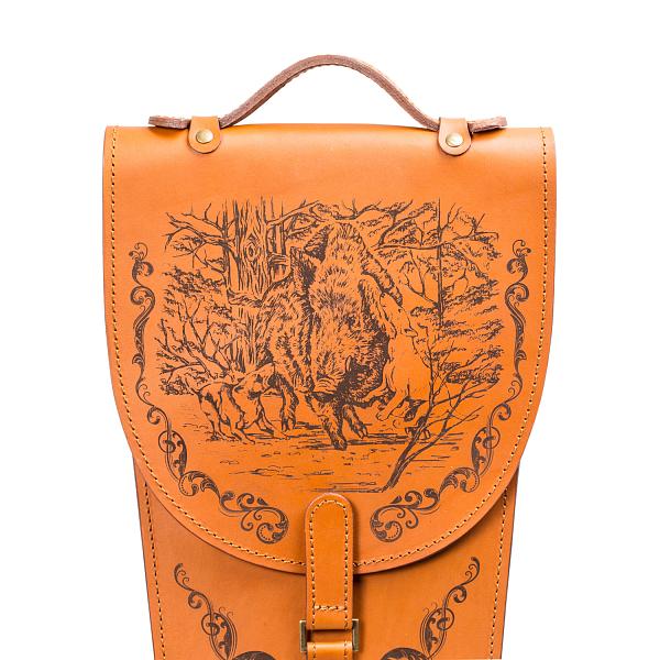 Подарочный набор шампуров 6шт. в колчане из натуральной кожи AKSO 307КК6-Г1 АКСО, Артикул: 307КК6-Г1 фото №1