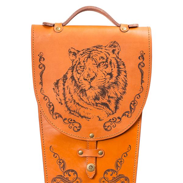 Подарочный набор шампуров 6шт. в колчане из натуральной кожи AKSO 309КК6-Г2 АКСО, Артикул: 309КК6-Г2 фото №1