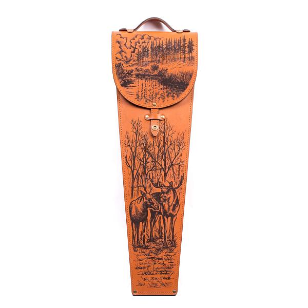 Подарочный набор шампуров 6шт. в колчане из натуральной кожи (разные звери) AKSO 373РА6-Г АКСО, Артикул: 373РА6-Г фото №1