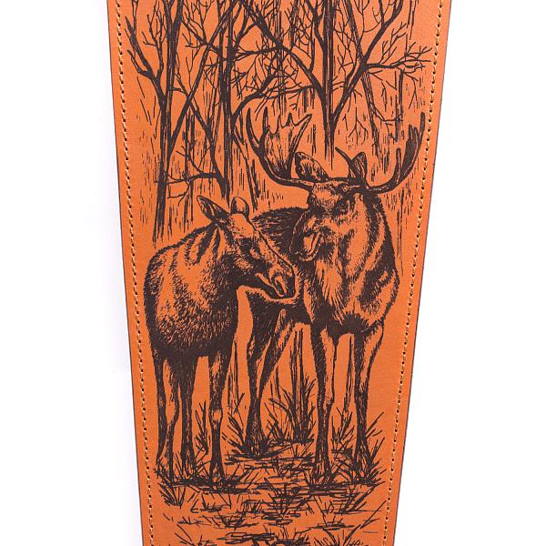 Подарочный набор шампуров 6шт. в колчане из натуральной кожи (разные звери) AKSO 373РА6-Г АКСО, Артикул: 373РА6-Г фото №1