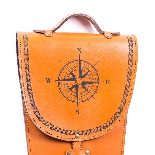 Подарочный набор шампуров 6шт. (парусник) в колчане из натуральной кожи AKSO 382КК6-Г2 АКСО, Артикул: 382КК6-Г2 фото №1