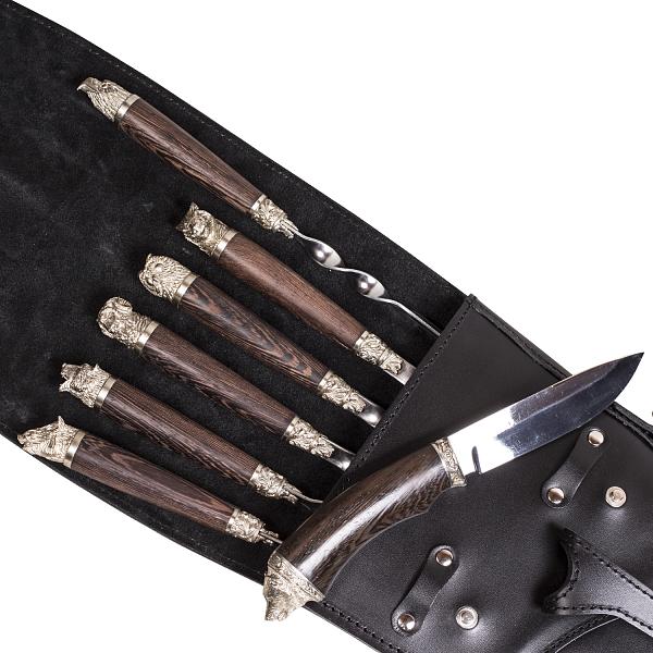 Подарочная шампурница «Чехол ружья — Кабан» AKSO 346Н6-ЧТ АКСО, Артикул: 346Н6-ЧТ фото №1