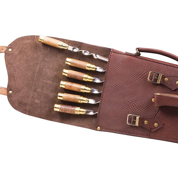 Подарочная шампурница кожаная «Патрон» AKSO 344Н6-КТ АКСО, Артикул: 344Н6-КТ фото №1