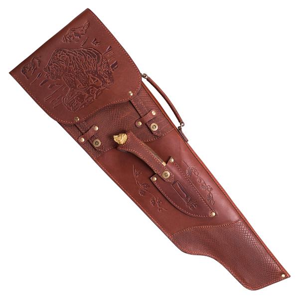 Подарочная шампурница кожаная «Чехол ружья - Медведь» AKSO 345Н6 АКСО, Артикул: 345Н6 фото №1